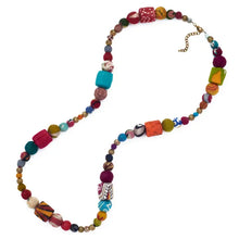 Load image into Gallery viewer, 32" Handcrafted Upcycled Necklace