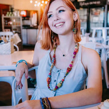 Load image into Gallery viewer, 32" Handcrafted Upcycled Necklace