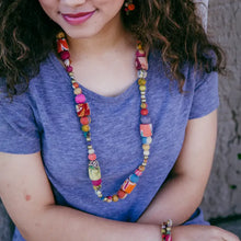 Load image into Gallery viewer, 32" Handcrafted Upcycled Necklace