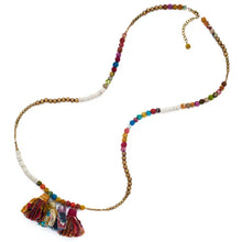 Load image into Gallery viewer, 32" Handcrafted Upcycled Necklace