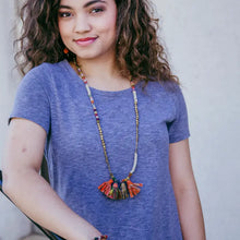 Load image into Gallery viewer, 32" Handcrafted Upcycled Necklace