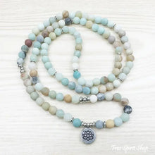 Load image into Gallery viewer, Amazonite Mala Bead Bracelet