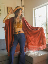 Load image into Gallery viewer, Bohemian Ruana Kimono