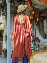 Load image into Gallery viewer, Bohemian Ruana Kimono