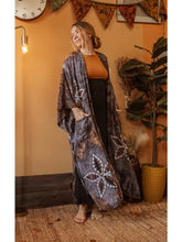 Load image into Gallery viewer, Boho Hippie Hand Dyed Kimono