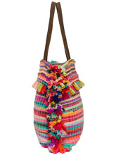 Load image into Gallery viewer, Bright Rainbow Tote Bag