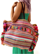 Load image into Gallery viewer, Bright Rainbow Tote Bag