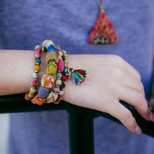 Load image into Gallery viewer, Handcrafted Upcycled Bracelet