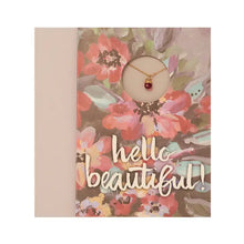 Load image into Gallery viewer, Greeting Card with Necklace