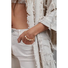 Load image into Gallery viewer, Ivory Fringe Long Jacket