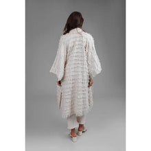 Load image into Gallery viewer, Ivory Fringe Long Jacket