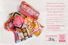 Load image into Gallery viewer, Kantha Tassel Keychain