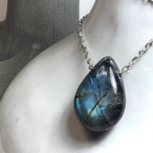 Load image into Gallery viewer, Magical Labradorite Drop Necklace
