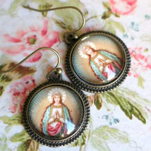 Load image into Gallery viewer, Our Lady of Guadalupe Earrings