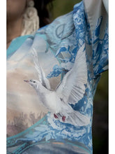 Load image into Gallery viewer, Peace Out with Doves Cropped Kimono