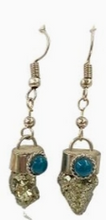 Load image into Gallery viewer, Raw Stone Dangle Earrings