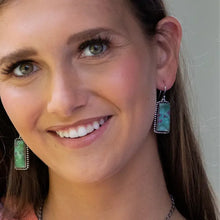 Load image into Gallery viewer, Ruby Fuchsite Earrings