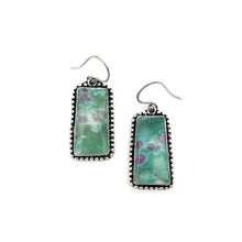Load image into Gallery viewer, Ruby Fuchsite Earrings