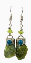 Load image into Gallery viewer, Raw Stone Dangle Earrings