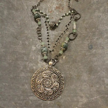 Load image into Gallery viewer, Hematite & Silver Stone Layered Necklace