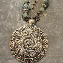Load image into Gallery viewer, Hematite & Silver Stone Layered Necklace