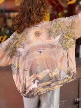 Load image into Gallery viewer, Vintage Friendship, Love & Truth Cropped Kimono