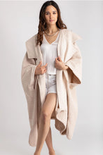 Load image into Gallery viewer, Waffle Knit Oversized Jacket