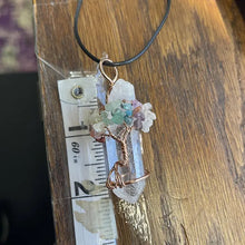 Load image into Gallery viewer, Chakra Tree Crystal Necklace