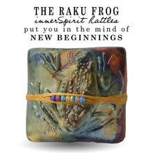 Load image into Gallery viewer, Starting life as a tadpole, the frog gradually transforms into a two-legged creature, finally emerging as a four-legged adult. It is these gradual changes that make it a folklore symbol of transformation, and new beginnings.