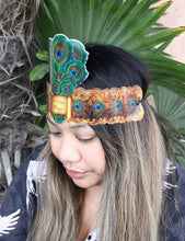 Load image into Gallery viewer, Greeting Card with Tiara, Birthday Magic, Peacock