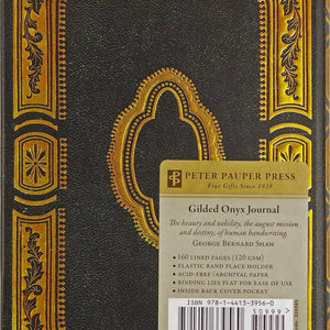 Gilded Onyx Journal