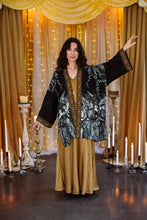 Load image into Gallery viewer, The Guardians Matineé (mid-length) duster w/ angels &amp; moon