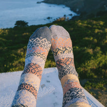 Load image into Gallery viewer, Mirage Crew Socks | USA Made Sustainable Mismatched Socks