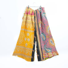 Load image into Gallery viewer, Handmade Kantha Boho Wide Leg Pants
