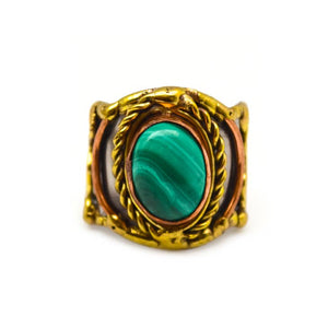 Metal and Stone Ring