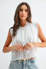 Load image into Gallery viewer, Sleeveless Cotton Blouse