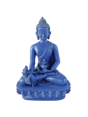 Blue Medicine Buddha - 4 in.