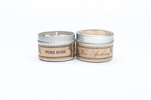 Load image into Gallery viewer, Rose Botanical Travel Tin Candle – 4oz Aromatherapy