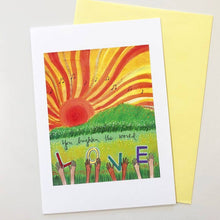 Load image into Gallery viewer, Brighten The World Card (Blank Inside)