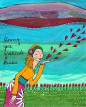 Load image into Gallery viewer, Gratitude Kisses Card (Blank Inside)