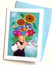 Load image into Gallery viewer, The Cat Lady Card (Blank Inside)
