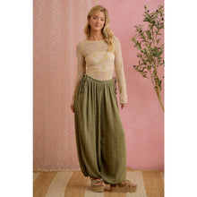 Load image into Gallery viewer, FLORAL EMBROIDERED STRETCH LACE LONG SLEEVE TOP