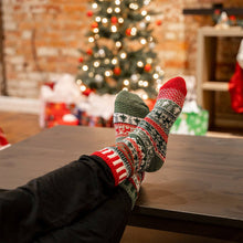 Load image into Gallery viewer, Yuletide Crew Socks | Sustainably Made Festive Holiday Socks