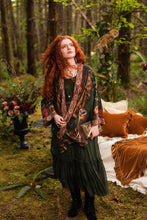 Load image into Gallery viewer, Solstice Matineé (mid-length) duster ft Persephone &amp; Moon