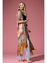 Load image into Gallery viewer, Cairo Fringe Kimono