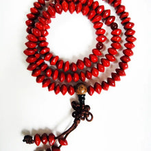 Load image into Gallery viewer, Red Rondal Seed Mala