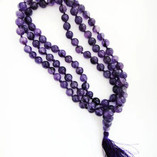Load image into Gallery viewer, Knotted Amethyst Mala
