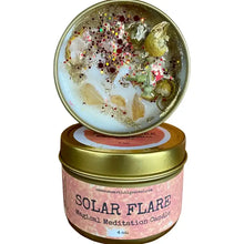 Load image into Gallery viewer, Solar Flare Crystal Candle | Soy Wax | Lime, Ginger &amp; Neroli