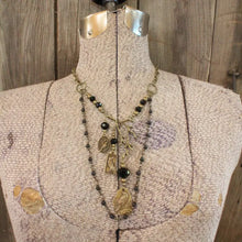 Load image into Gallery viewer, Ravens in the Night Sky Charm'd Necklace