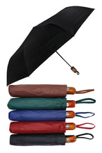 Load image into Gallery viewer, Monochrome Auto Open-fold Compact Umbrella